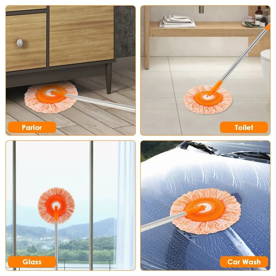 360° Spin Mop Microfiber Floor Cleaner – Extendable Handle | Buy Online in Pakistan | Baba Shopy