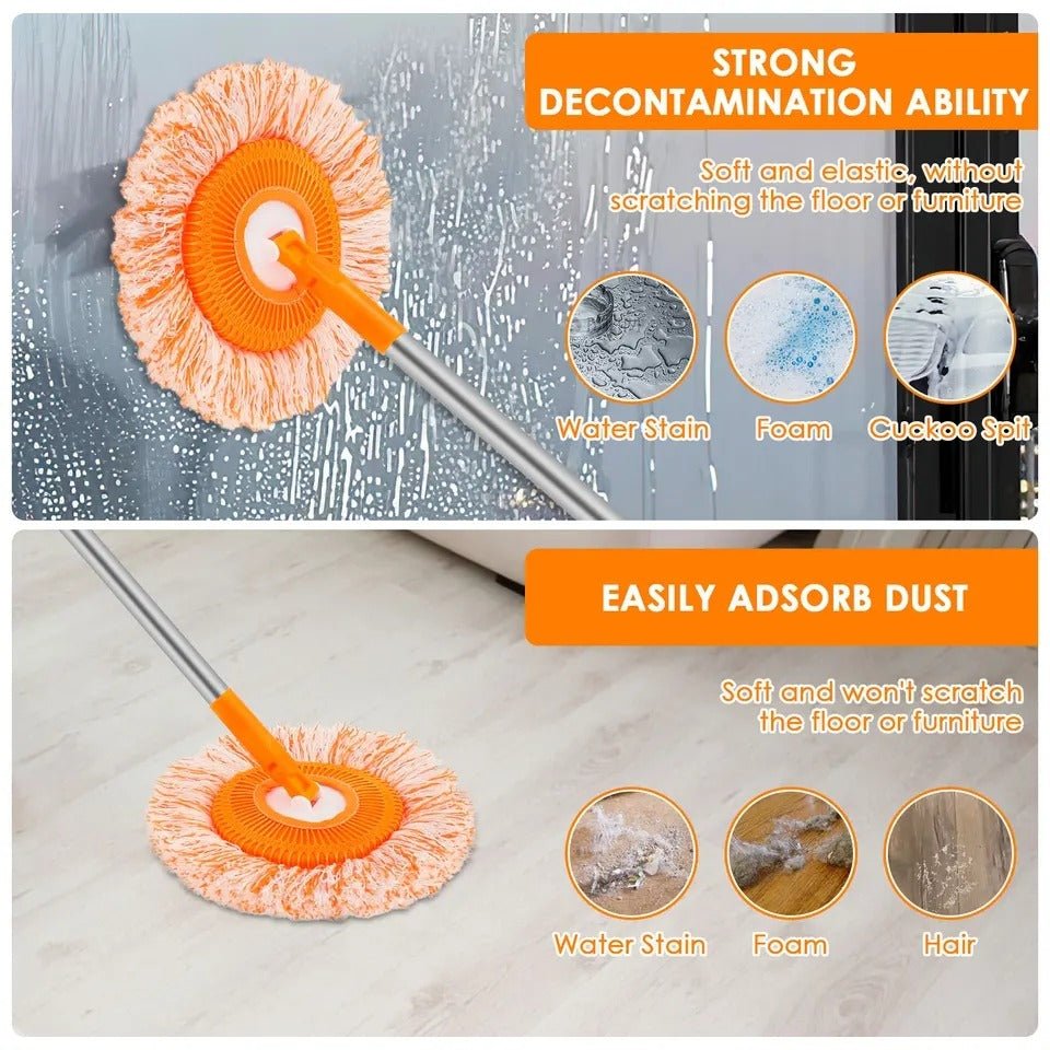 360° Spin Mop Microfiber Floor Cleaner – Extendable Handle | Buy Online in Pakistan | Baba Shopy