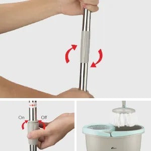 360° Spin Mop with Bucket – Deep Cleaning Made Effortless