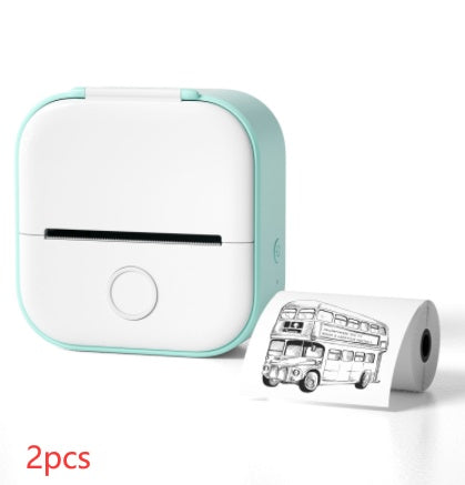 Portable Mini Thermal Label Printer – Bluetooth | Home & Student Use