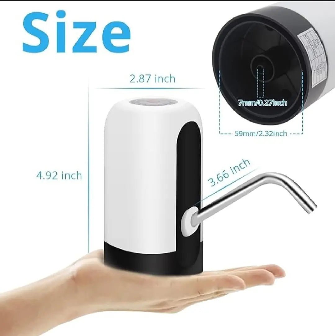 Automatic Electric Water Bottle Pump – Portable & Rechargeable | Buy Online in Pakistan | Baba Shopy