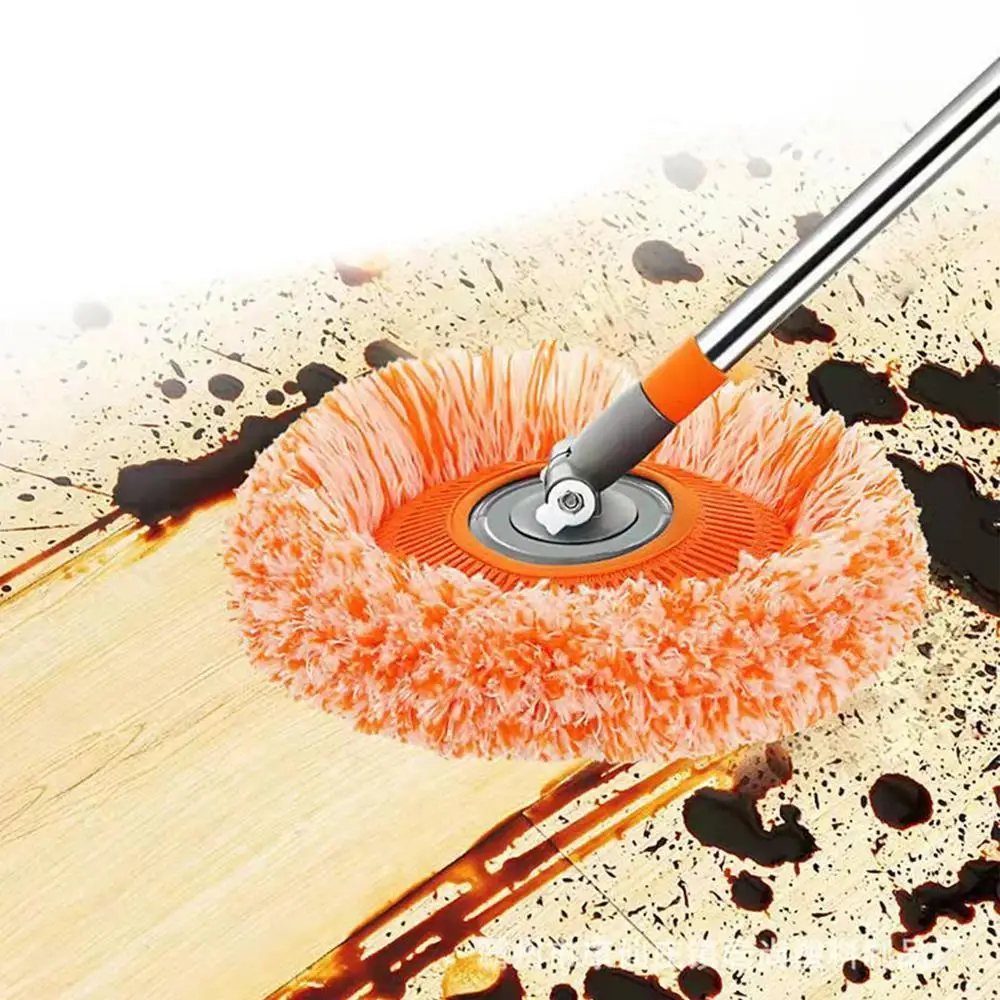 360° Spin Mop Microfiber Floor Cleaner – Extendable Handle HHC