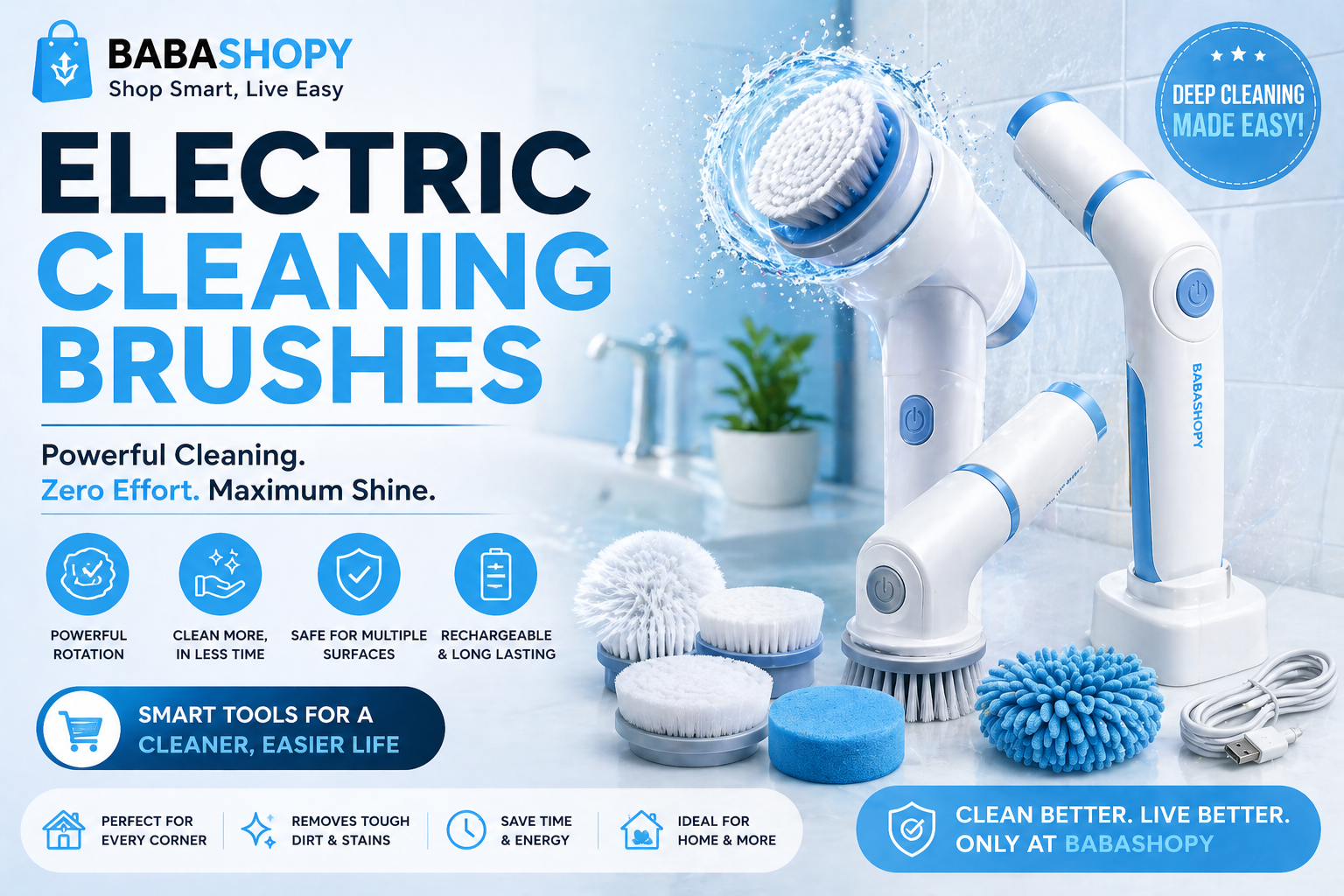 Electric Cleaning Brushes