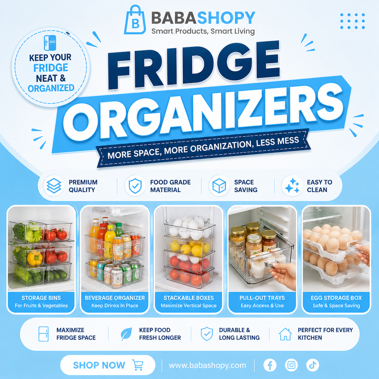 Fridge Organizers