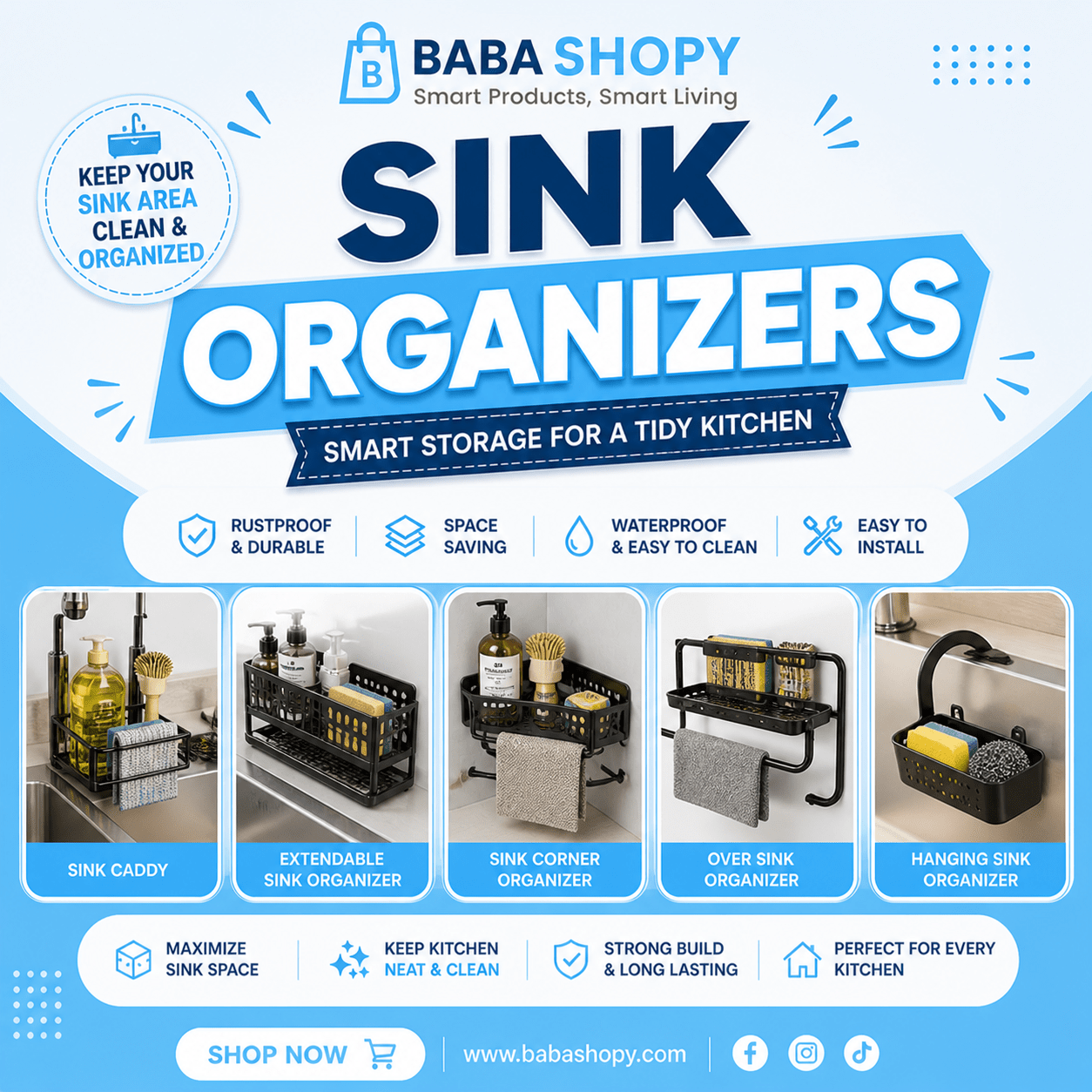 Sink Organizers - Baba Shopy