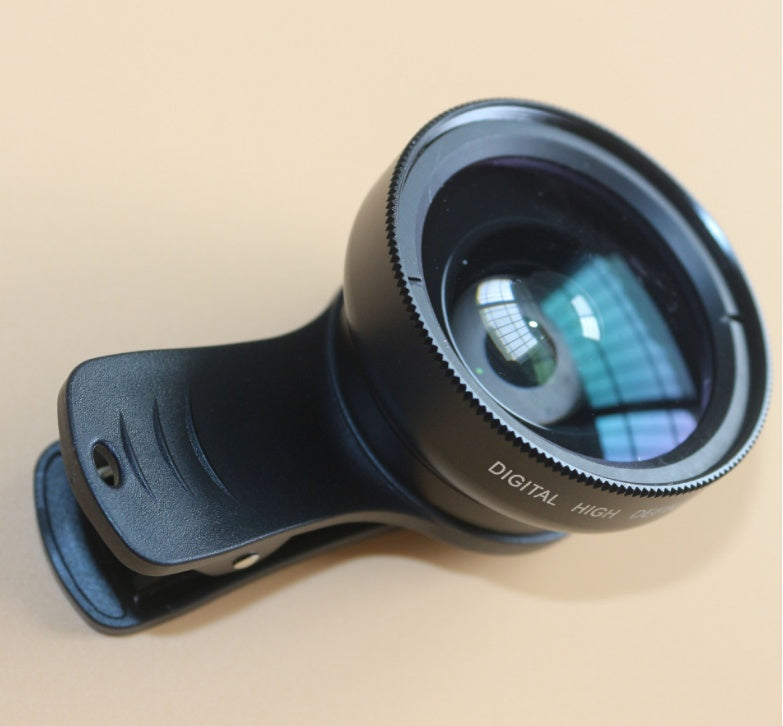 Phone Lens Kit – 0.45x Wide Angle & 12.5x Macro HD Camera Lenses