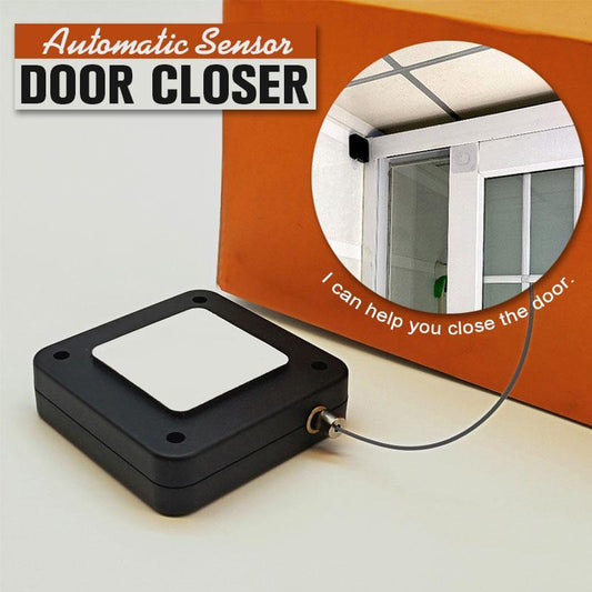Automatic Door Closer Punch-Free Soft Close Door Closer for Sliding & Glass Doors