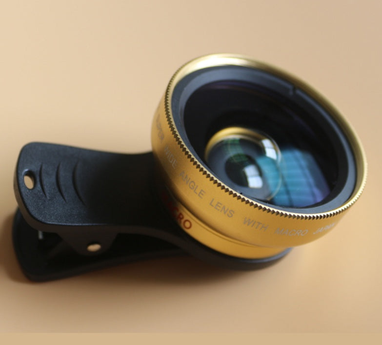 Phone Lens Kit – 0.45x Wide Angle & 12.5x Macro HD Camera Lenses