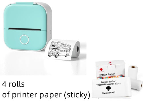 Portable Mini Thermal Label Printer – Bluetooth | Home & Student Use
