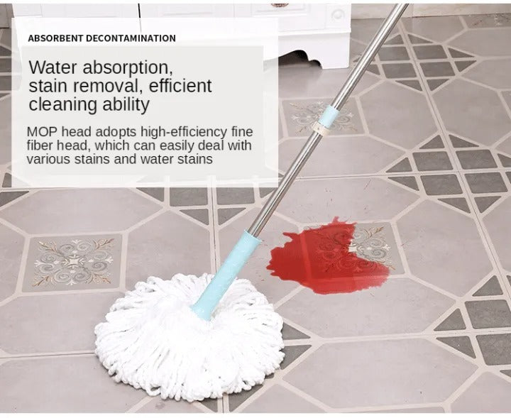 360° Spin Mop with Bucket – Deep Cleaning Made Effortless