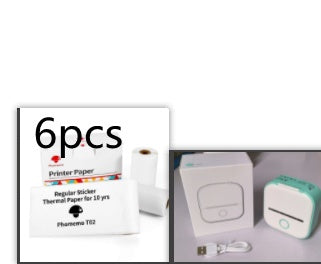 Portable Mini Thermal Label Printer – Bluetooth | Home & Student Use