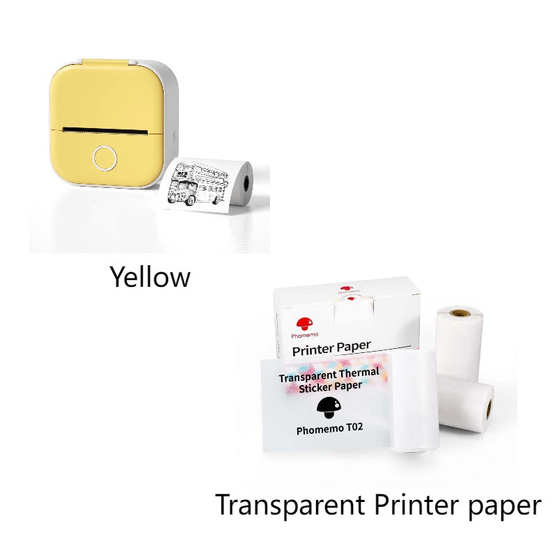 Portable Mini Thermal Label Printer – Bluetooth | Home & Student Use
