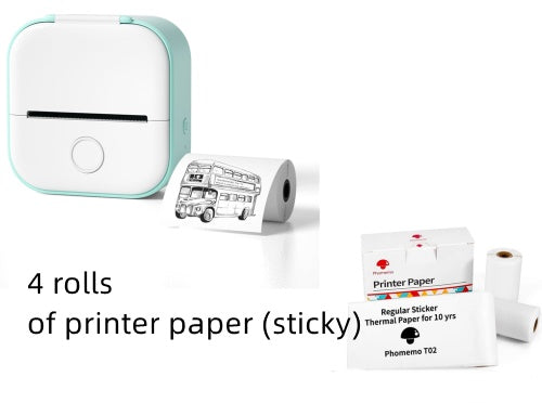 Portable Mini Thermal Label Printer – Bluetooth | Home & Student Use