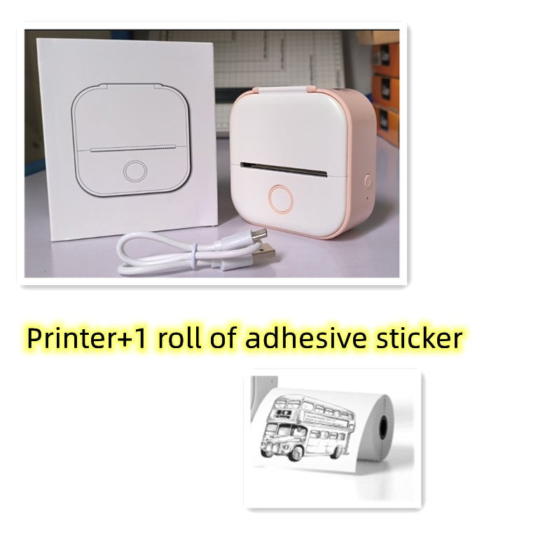 Portable Mini Thermal Label Printer – Bluetooth | Home & Student Use