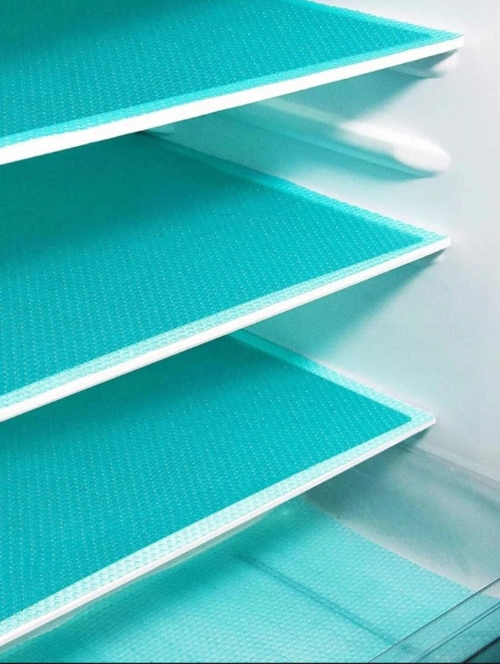 Anti-Slip Fridge Liner Roll (45×150cm) – Waterproof Shelf Mat for Refrigerator, Cabinets & Drawers | Babashopy