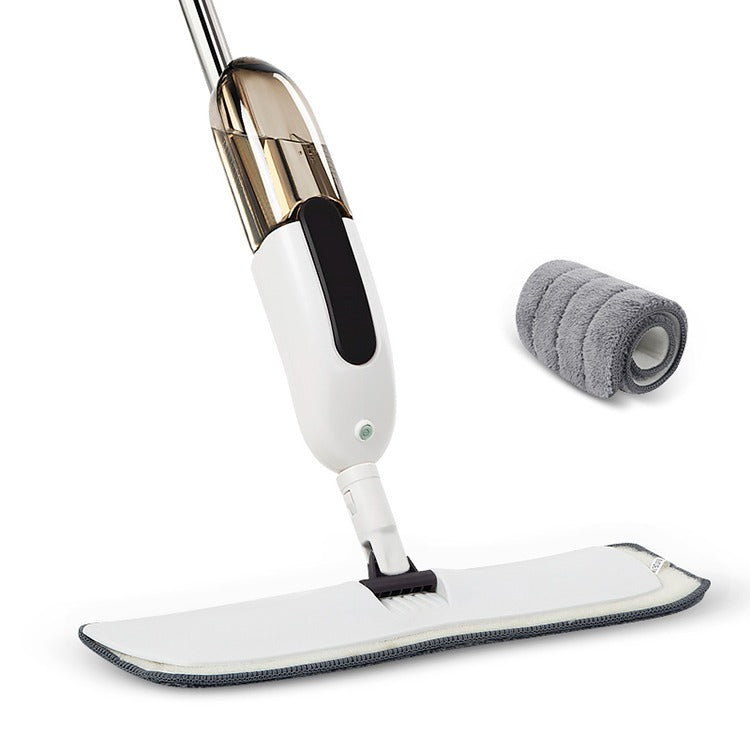 Magic Spray Flat Mop – 360° Rotating Floor Cleaner with Built-In Spray System
