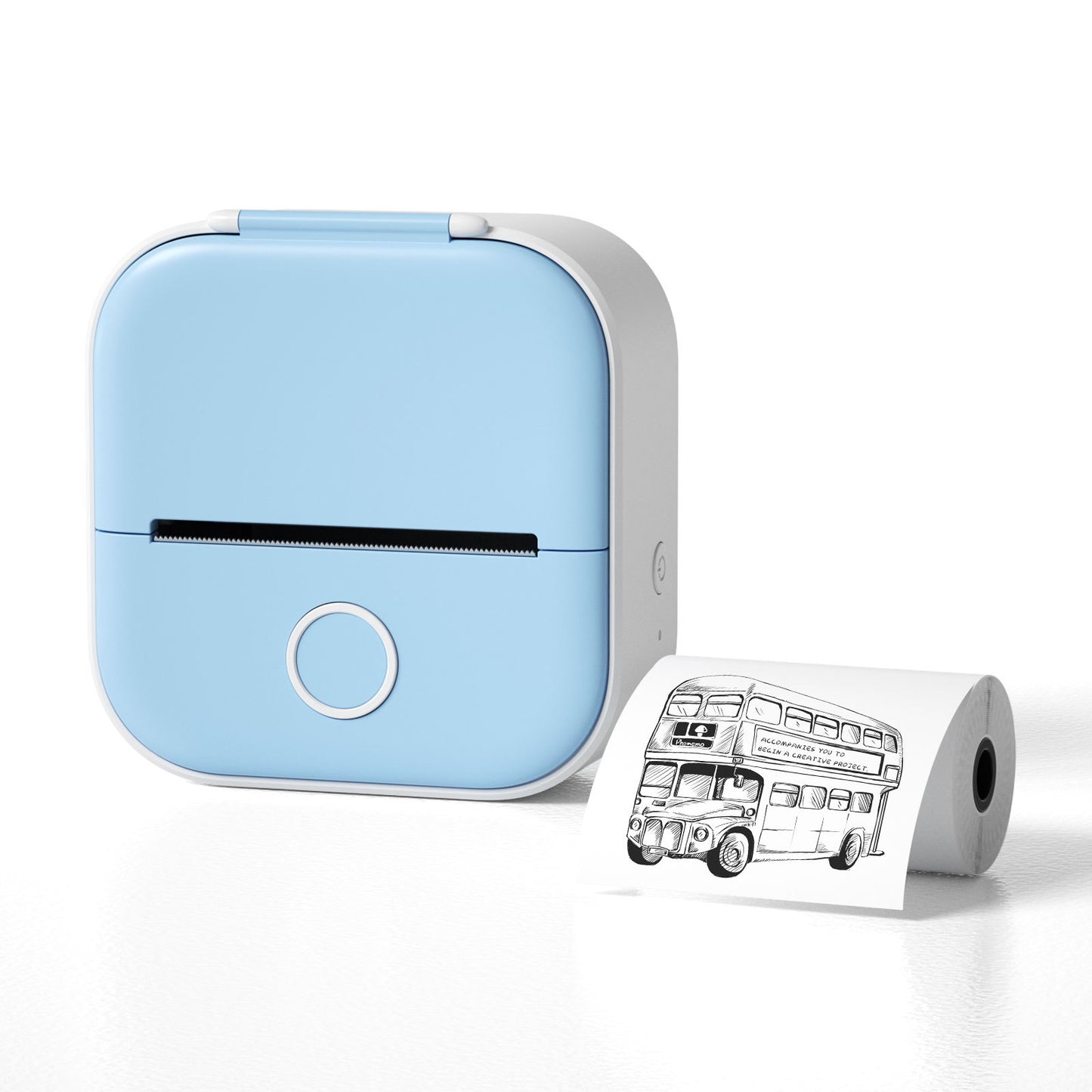 Portable Mini Thermal Label Printer – Bluetooth | Home & Student Use