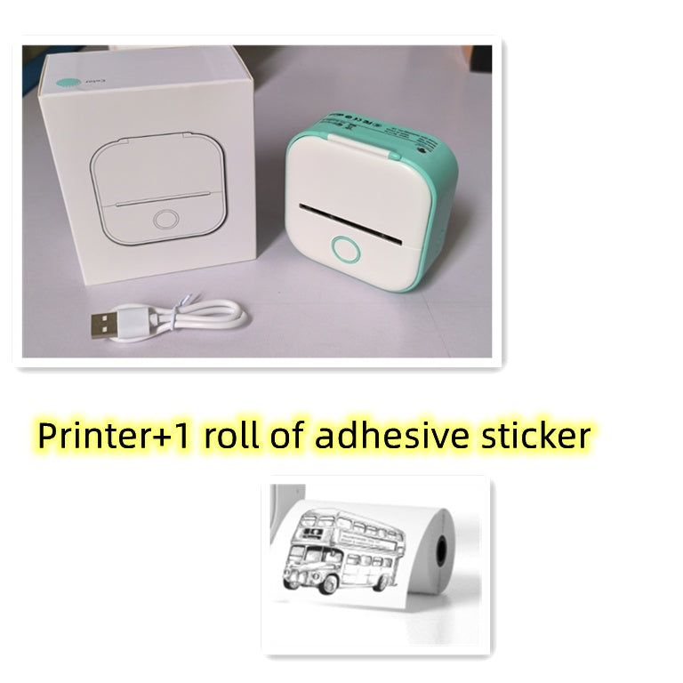 Portable Mini Thermal Label Printer – Bluetooth | Home & Student Use