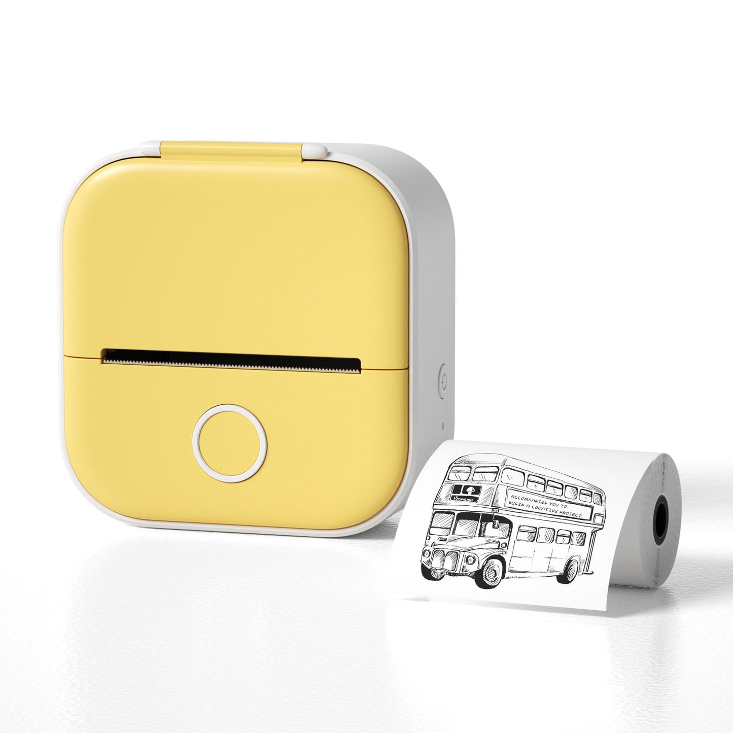 Portable Mini Thermal Label Printer – Bluetooth | Home & Student Use