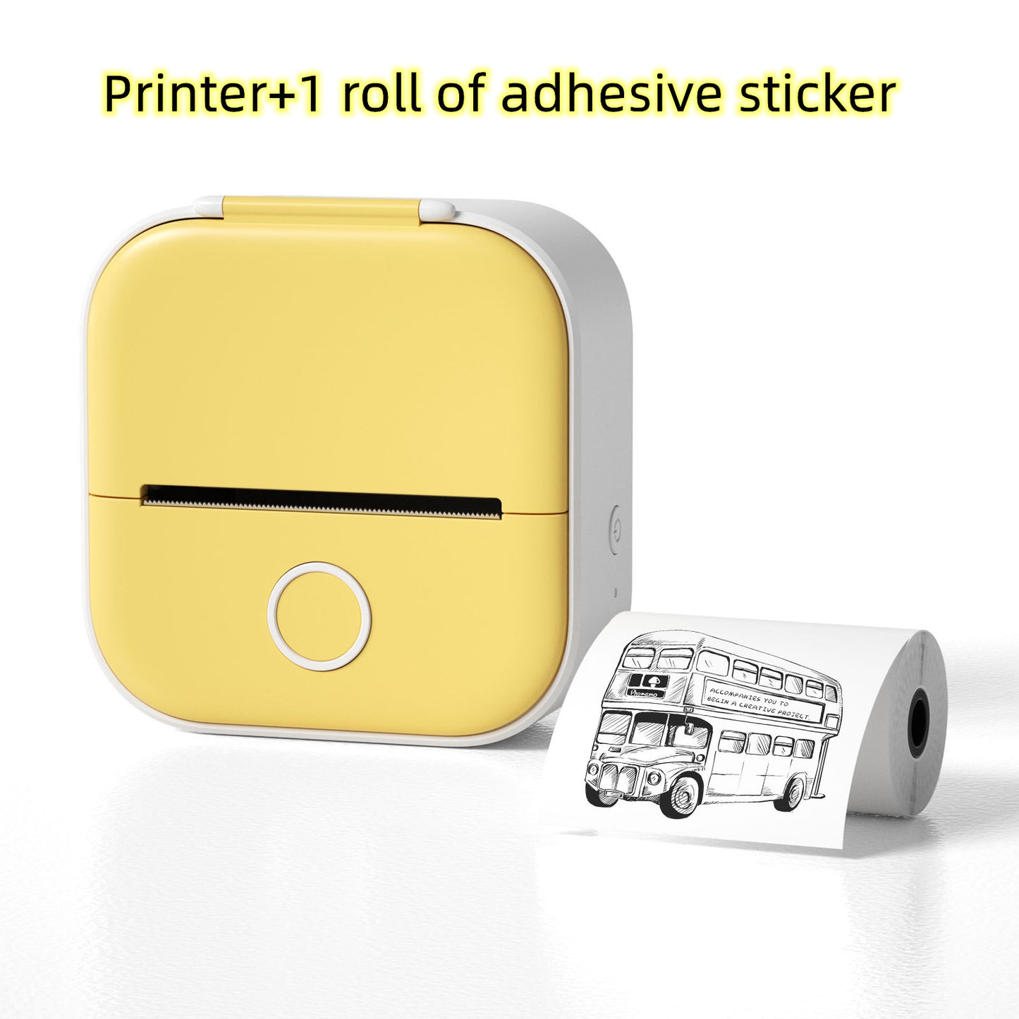 Portable Mini Thermal Label Printer – Bluetooth | Home & Student Use